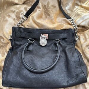 Black Leather Women's Bag